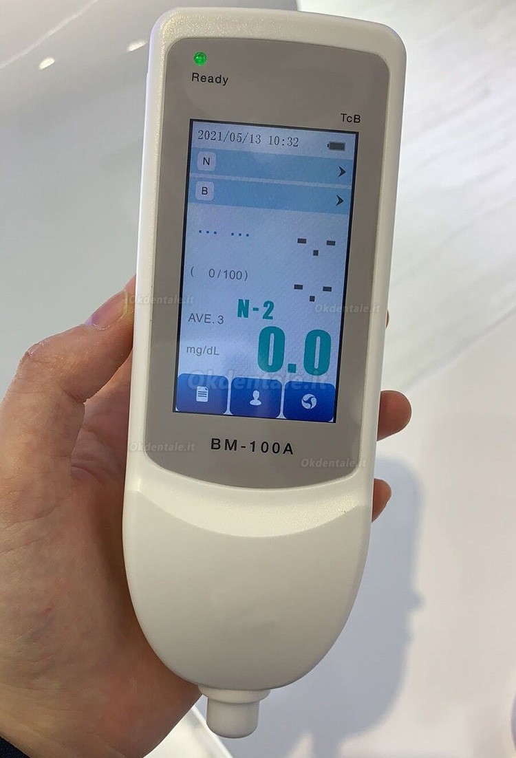 Prtatile bilirubinometro transcutaneo DAVID BM-100 serie, bilirubinometro neonatale
